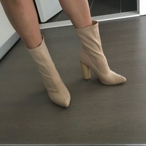 Nude boots